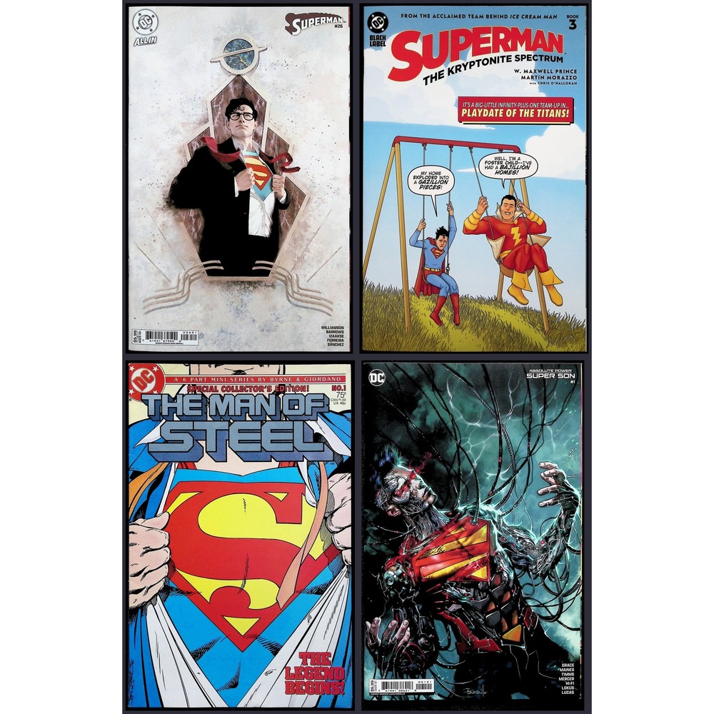 DC Comics Comic Lot Superman Man of Steel Kryptonite # Absolute Power